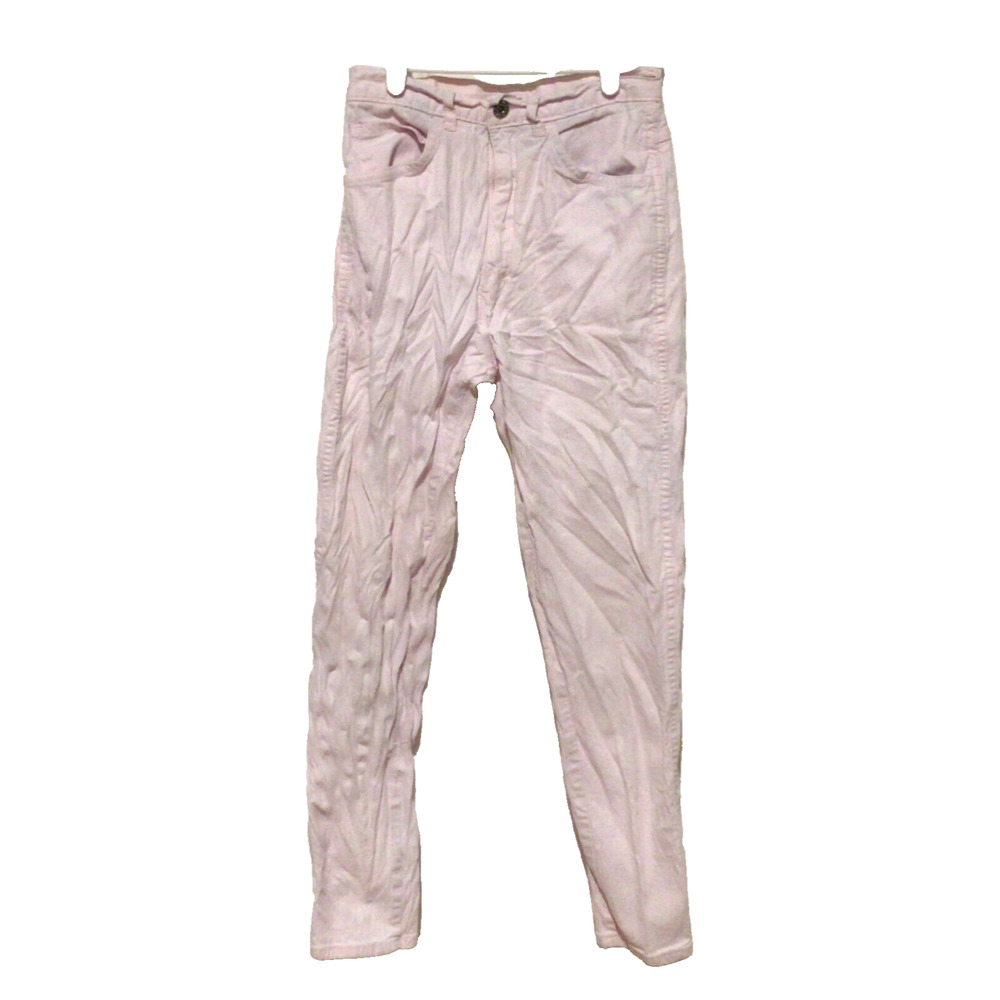 Vintage Brittania Pink Crinkle Jeans Women’s Size 7 Retro 80s 90s Y2K  See Desc